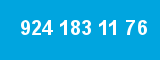 924 183 11 76